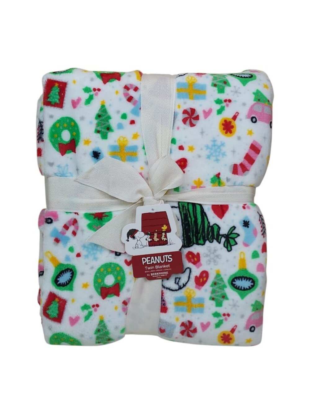 Peanuts Twin Plush Blanket By Berkshire Holiday Icon Christmas Throw Blanket